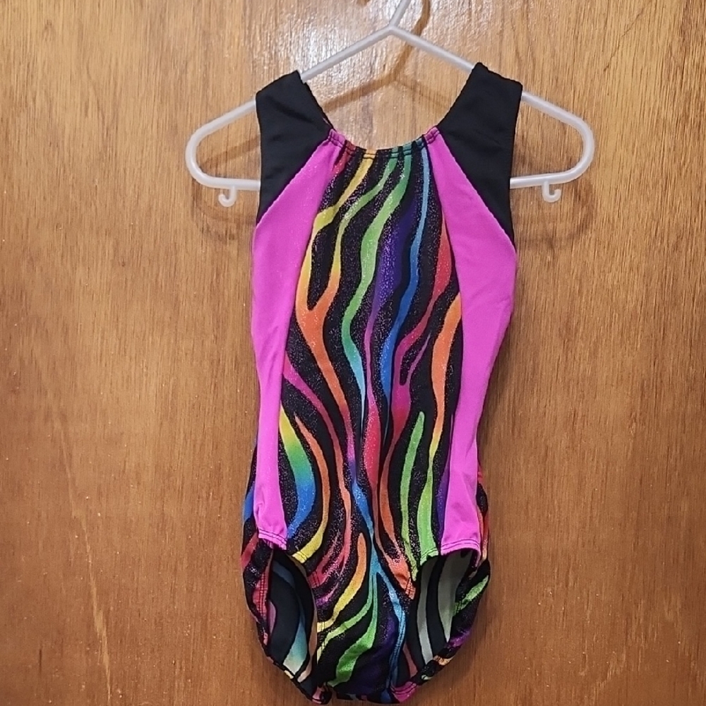 Balera Rainbow Zebra Leotard